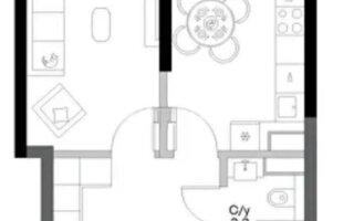Продажа 1-комнатной квартиры, 37 м²
