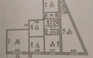 Продажа 4-комнатной квартиры, 81 м²