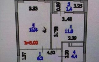 Продажа 1-комнатной квартиры, 40 м²