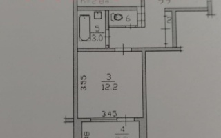 Продажа 2-комнатной квартиры, 56.3 м²