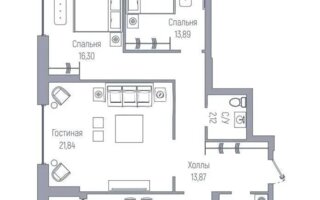 Продажа 3-комнатной квартиры, 91 м²
