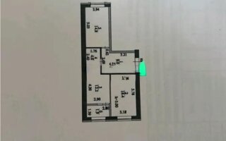 Продажа 2-комнатной квартиры, 61 м²
