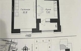 Продажа 1-комнатной квартиры, 45 м²