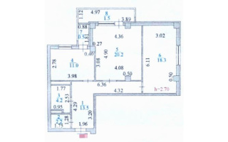 Продажа 2-комнатной квартиры, 71.4 м², ул. Омарова, дом  1 - ул. Сыганак - Продажа квартир в новостройках Астаны