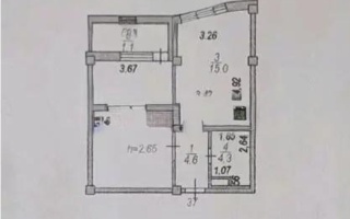 Продажа 1-комнатной квартиры, 46 м²