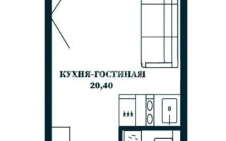 Продажа 1-комнатной квартиры, 23.5 м²
