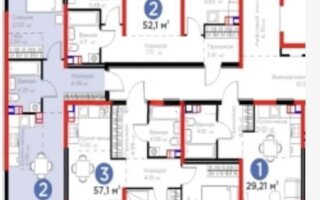 Продажа 2-комнатной квартиры, 47.95 м²