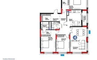 Продажа 4-комнатной квартиры, 140 м²