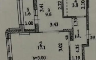 Продажа 1-комнатной квартиры, 41 м²