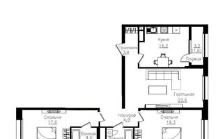 Продажа 3-комнатной квартиры, 94 м²