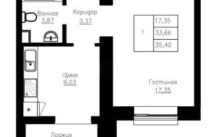 Продажа 1-комнатной квартиры, 36 м², ул. Казыбек би, дом  7/1 - Продажа  однокомнатных квартир в новостройках Астаны без посредников