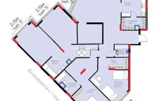 Продажа 5-комнатной квартиры, 179.82 м²