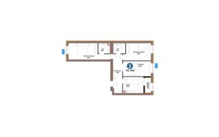 Продажа 3-комнатной квартиры, 80.13 м²