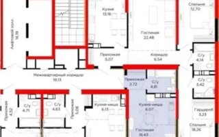 Продажа 1-комнатной квартиры, 33.73 м²