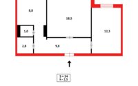 Продажа 2-комнатной квартиры, 52 м² в Караганде - фото 12