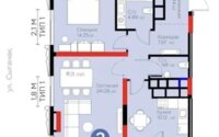 Продажа 2-комнатной квартиры, 69 м² в Астане