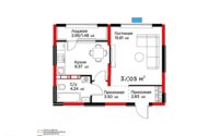 Продажа 1-комнатной квартиры, 38 м² в Алматы