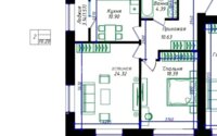 Продажа 2-комнатной квартиры, 70 м² в Астане