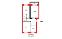 Продажа 3-комнатной квартиры, 59 м² в Абае - фото 8