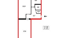 Продажа 2-комнатной квартиры, 47 м² в Караганде - фото 12