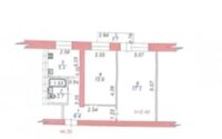 Продажа 2-комнатной квартиры, 42.8 м² в Алматы