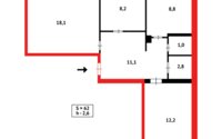 Продажа 3-комнатной квартиры, 64 м² в Караганде - фото 20