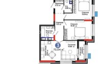 Продажа 3-комнатной квартиры, 72 м² в Астане