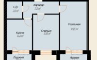 Продажа 2-комнатной квартиры, 65 м² в Караганде - фото 2
