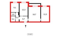 Продажа 3-комнатной квартиры, 64 м² в Абае - фото 8