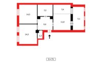 Продажа 3-комнатной квартиры, 71 м² в Караганде - фото 15