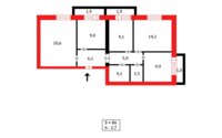 Продажа 4-комнатной квартиры, 86 м² в Караганде - фото 9