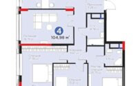 Продажа 4-комнатной квартиры, 105 м² в Астане - фото 2