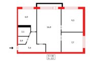 Продажа 3-комнатной квартиры, 47 м² в Караганде - фото 15
