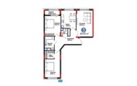 Продажа 3-комнатной квартиры, 90 м² в Караганде