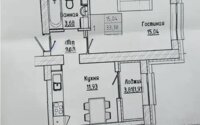 Продажа 1-комнатной квартиры, 35.29 м² в Астане