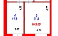 Продажа 1-комнатной квартиры, 42 м² в Астане