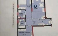 Продажа 3-комнатной квартиры, 76.1 м² в Астане