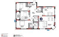 Продажа 4-комнатной квартиры, 133.86 м² в Астане
