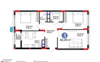 Продажа 3-комнатной квартиры, 82 м² в Караганде - фото 14