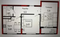 Продажа 2-комнатной квартиры, 56 м² в Астане