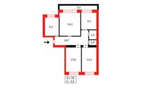 Продажа 4-комнатной квартиры, 78 м² в Караганде - фото 9