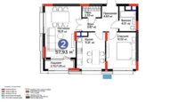 Продажа 2-комнатной квартиры, 60 м² в Астане