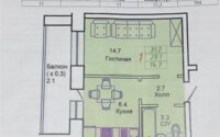 Продажа 1-комнатной квартиры, 31.2 м² в Астане - фото 3