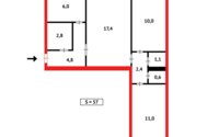 Продажа 3-комнатной квартиры, 57 м² в Темиртау - фото 2