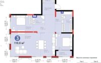 Продажа 3-комнатной квартиры, 116.8 м² в Алматы