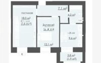 Продажа 2-комнатной квартиры, 53 м² в Караганде - фото 6