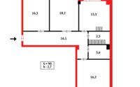 Продажа 3-комнатной квартиры, 87 м² в Караганде - фото 13