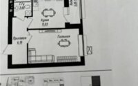 Продажа 1-комнатной квартиры, 39 м² в Астане