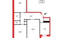 Продажа 3-комнатной квартиры, 66 м² в Темиртау - фото 13