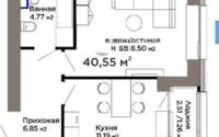 Продажа 1-комнатной квартиры, 40.55 м² в Астане - фото 5